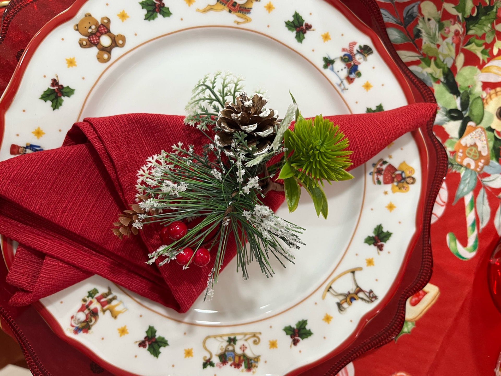 Set 6 legatovaglioli Agrifoglio - fade