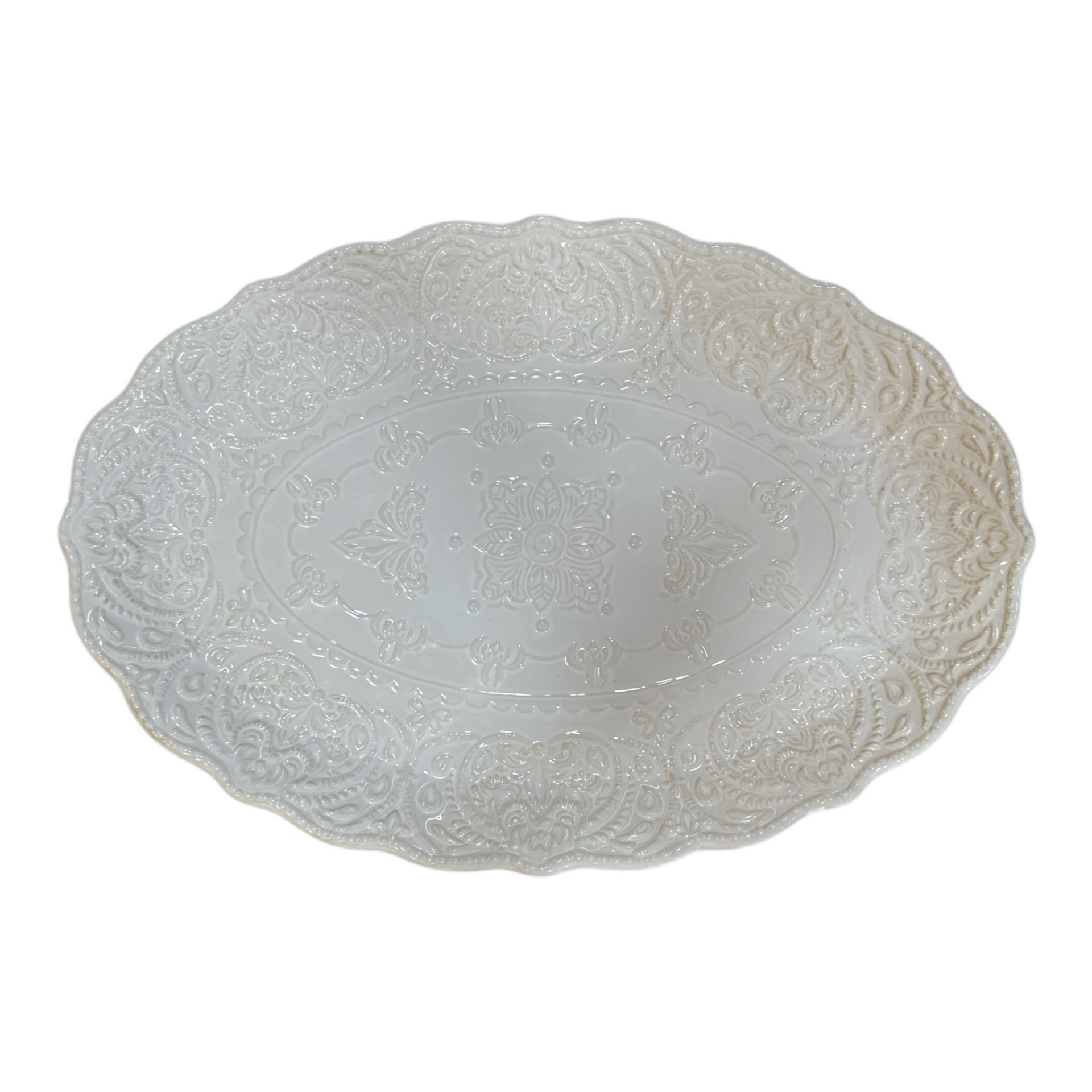 Piatto portata ovale cm.41 - Sibilla Galbiati