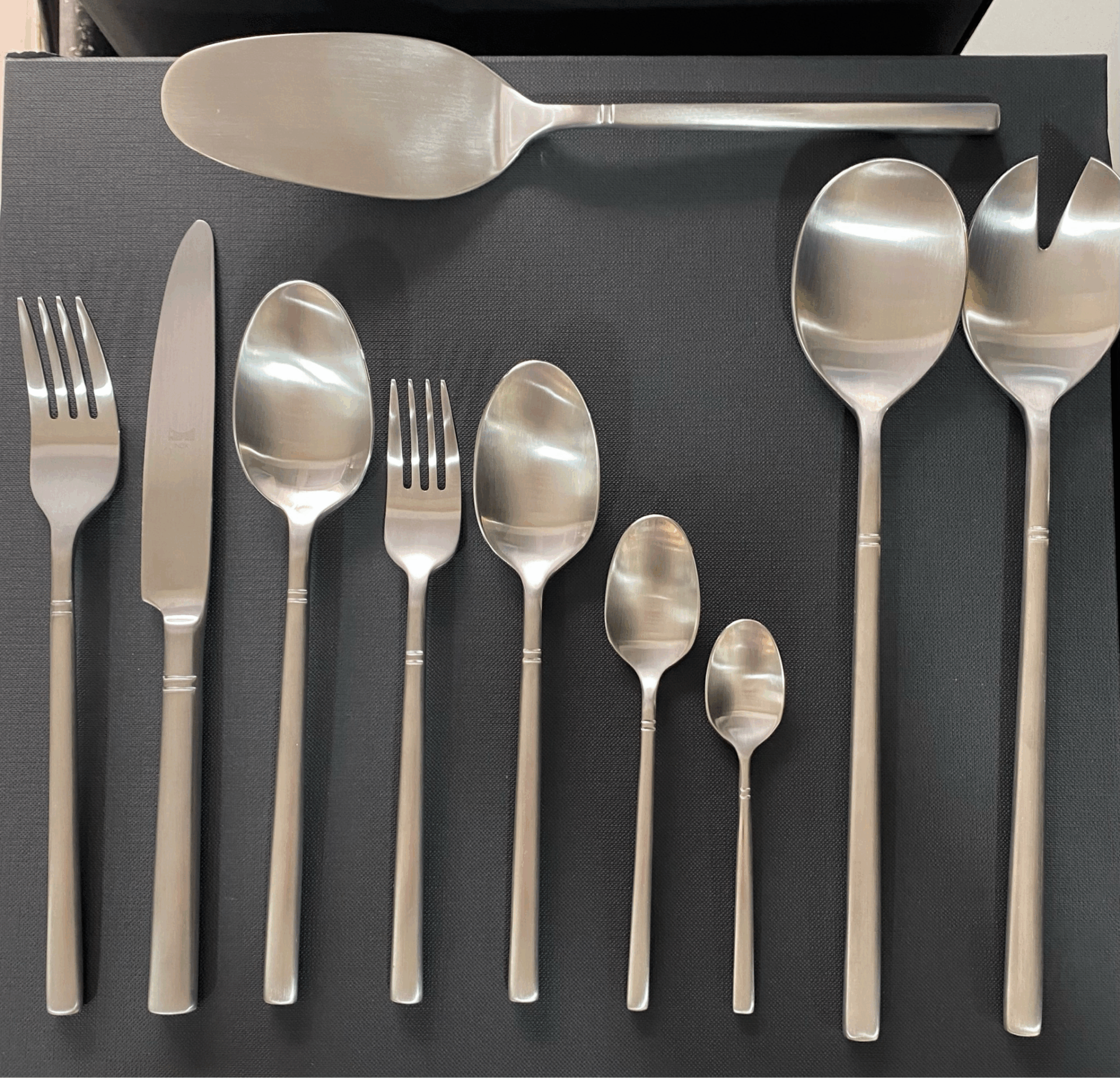 Set posate 105 pz - Aria ice Mepra