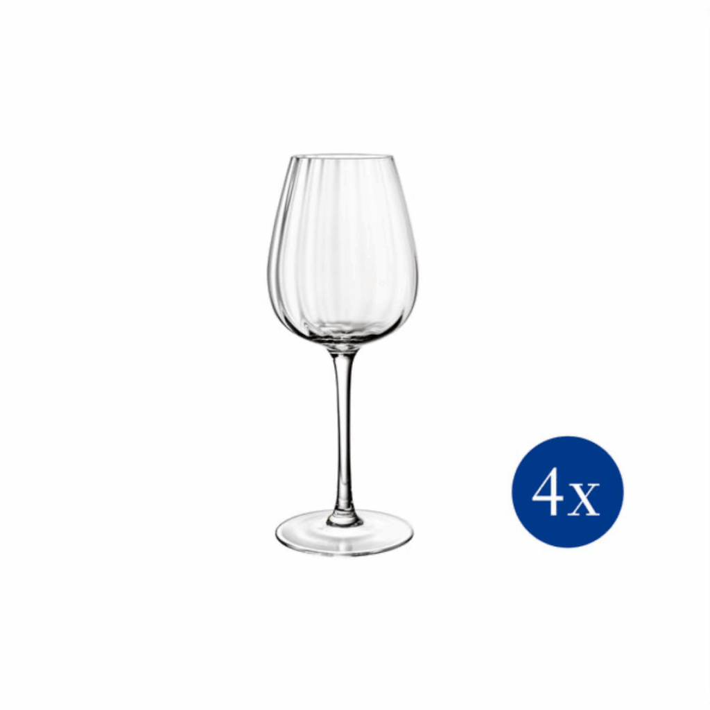 Rose Garden Villeroy & Boch - set 4 calici vino bianco