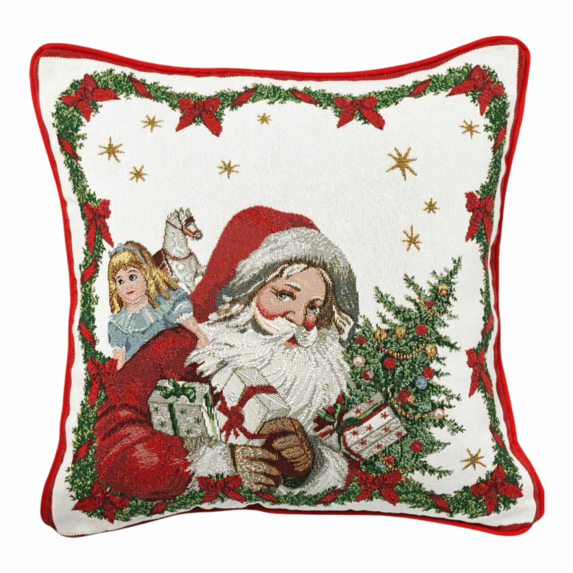 Cuscino gobelin, Babbo Natale cm.45x45 - Toy’s Fantasy Villeroy & Boch