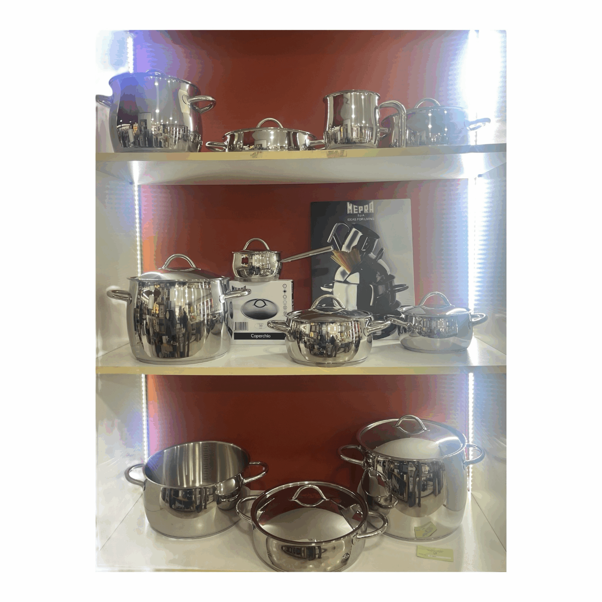 Batteria pentole 20 pezzi - 1950 Mepra