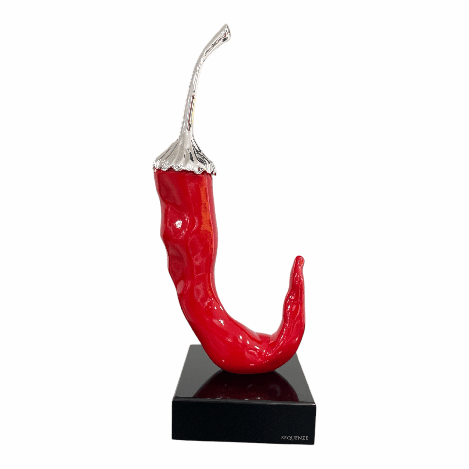 Peperoncino rosso e argento cm.37 - Sequenze