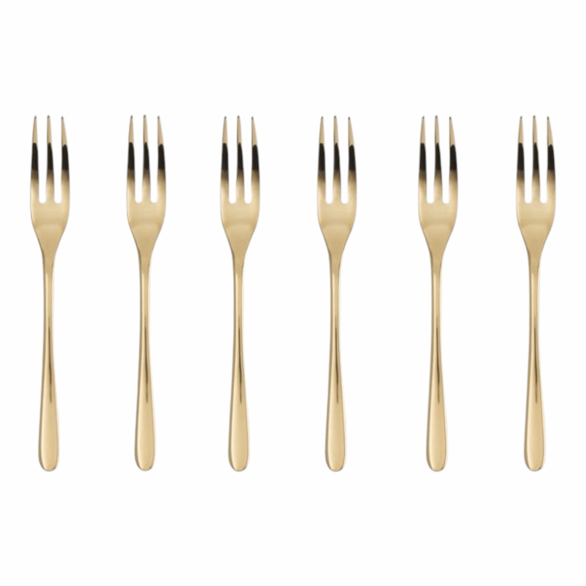 Set 6 forchettine dolce Taste oro - Sambonet