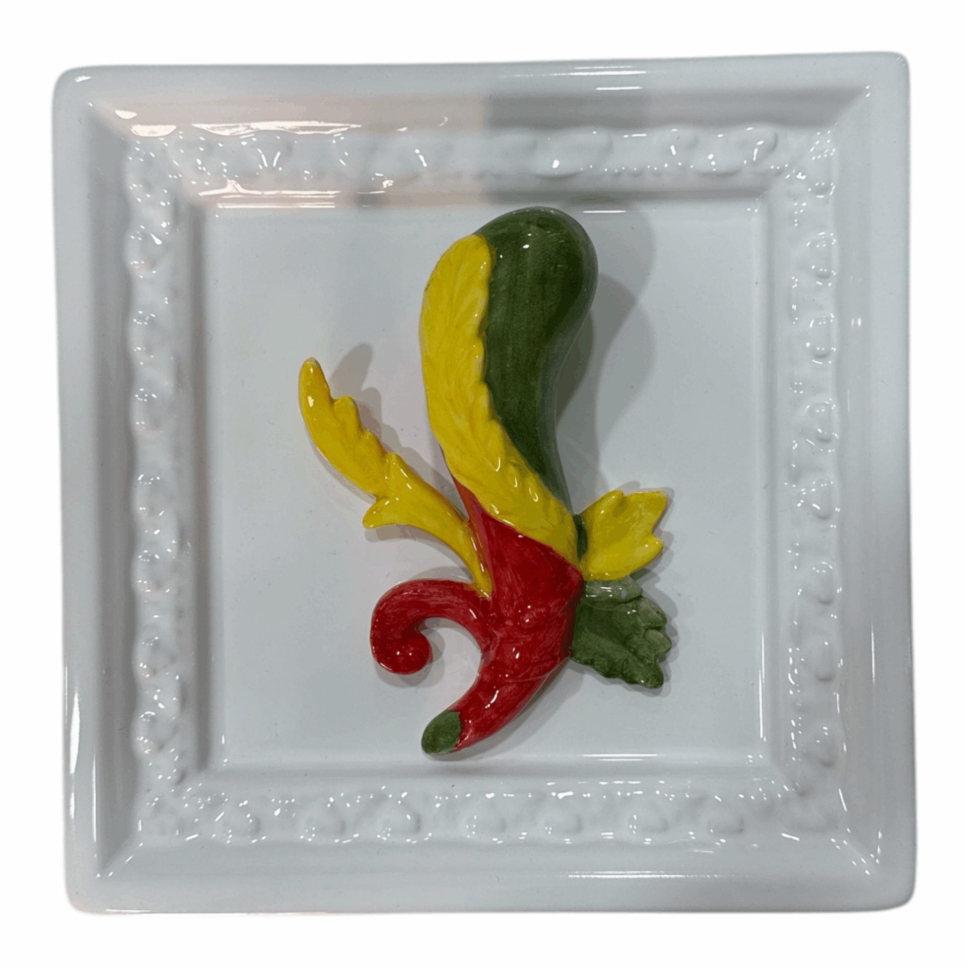 Quadro in ceramica Asso di bastoni - Macri