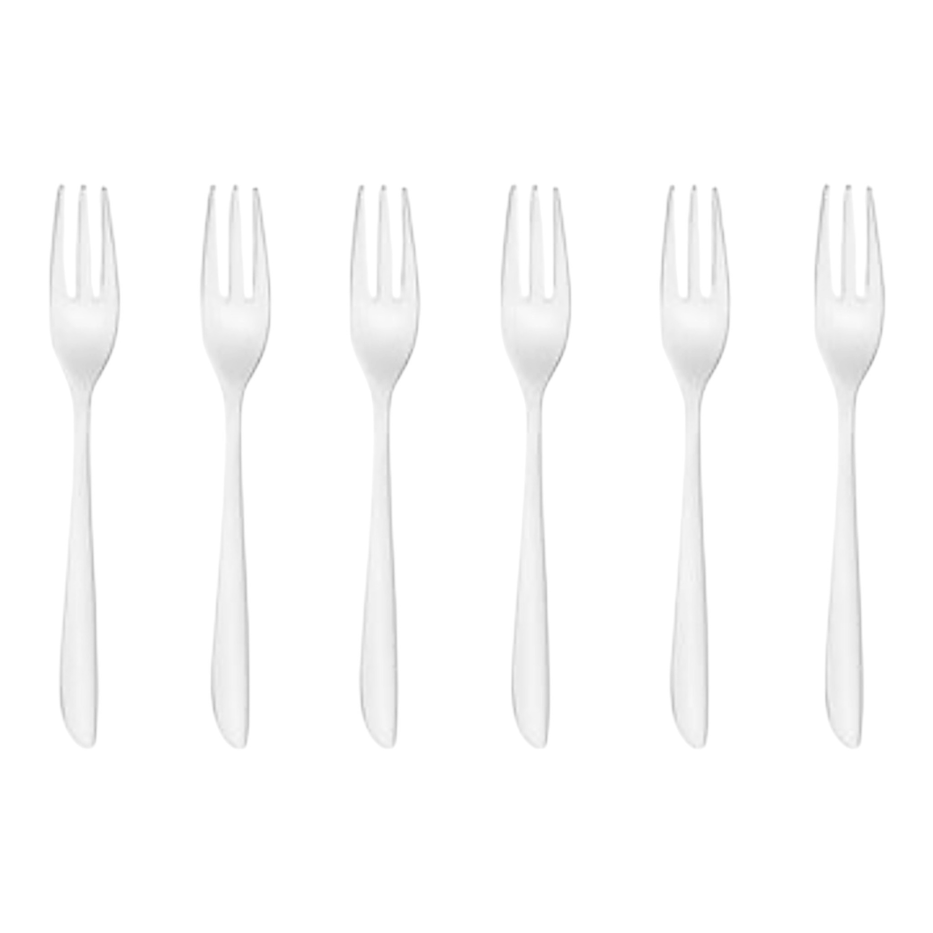 Leaf inox Sambonet - set 6 forchettine dolce