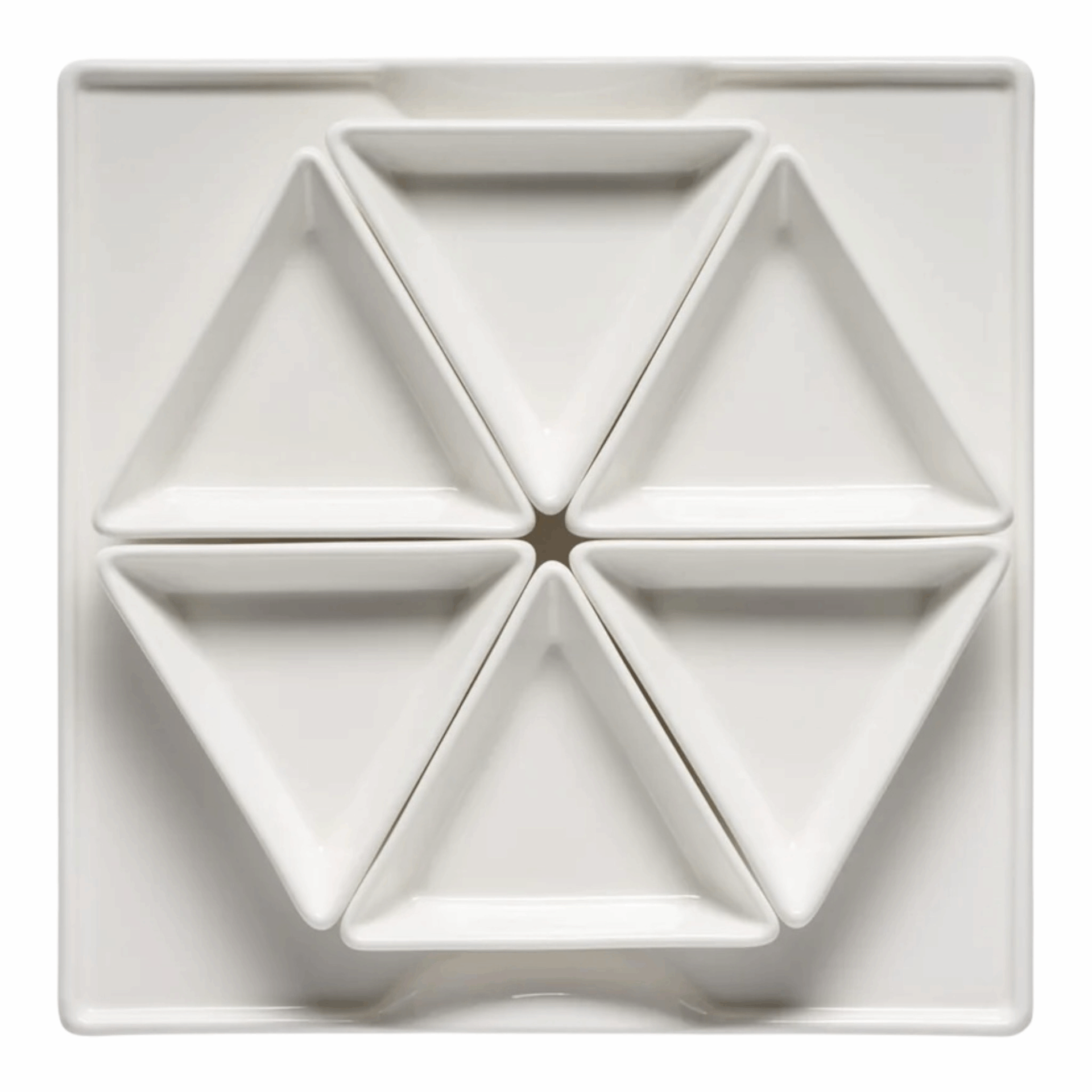 Antipastiera quadrata 7 pezzi - Convivio