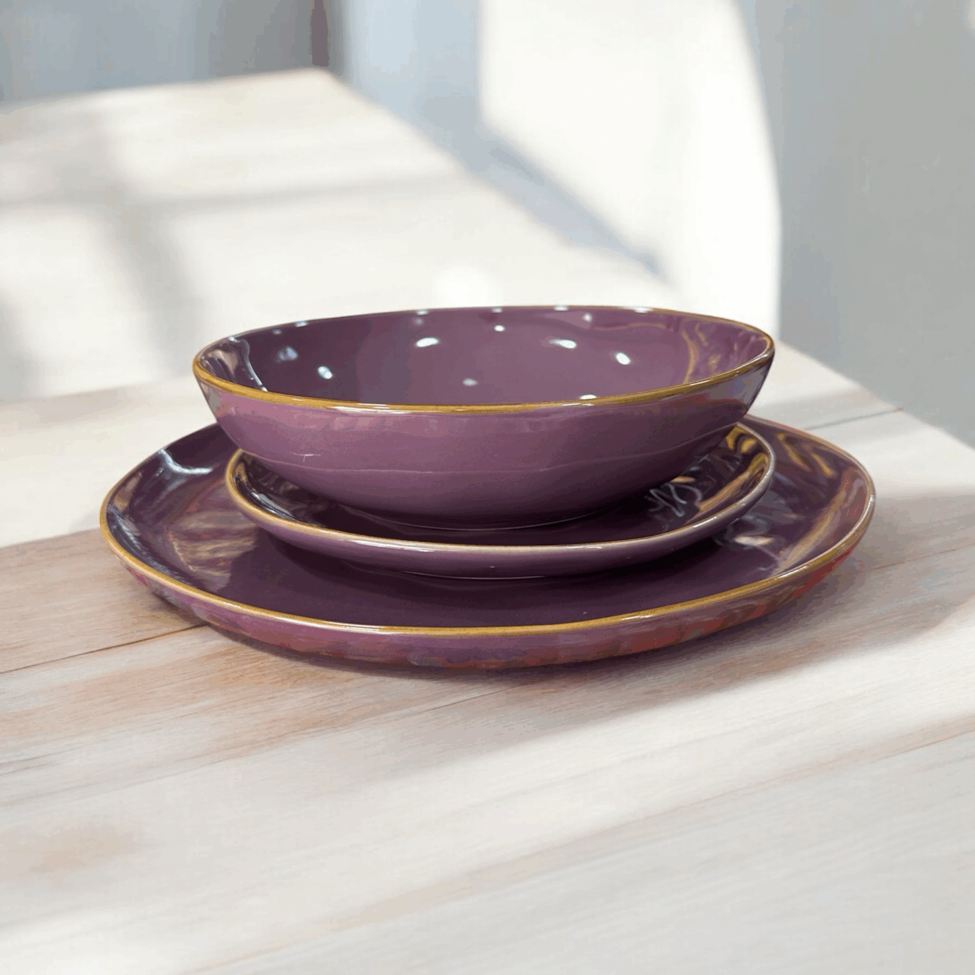 Servizio 12 pezzi - Concerto Malva Rose e Tulipani