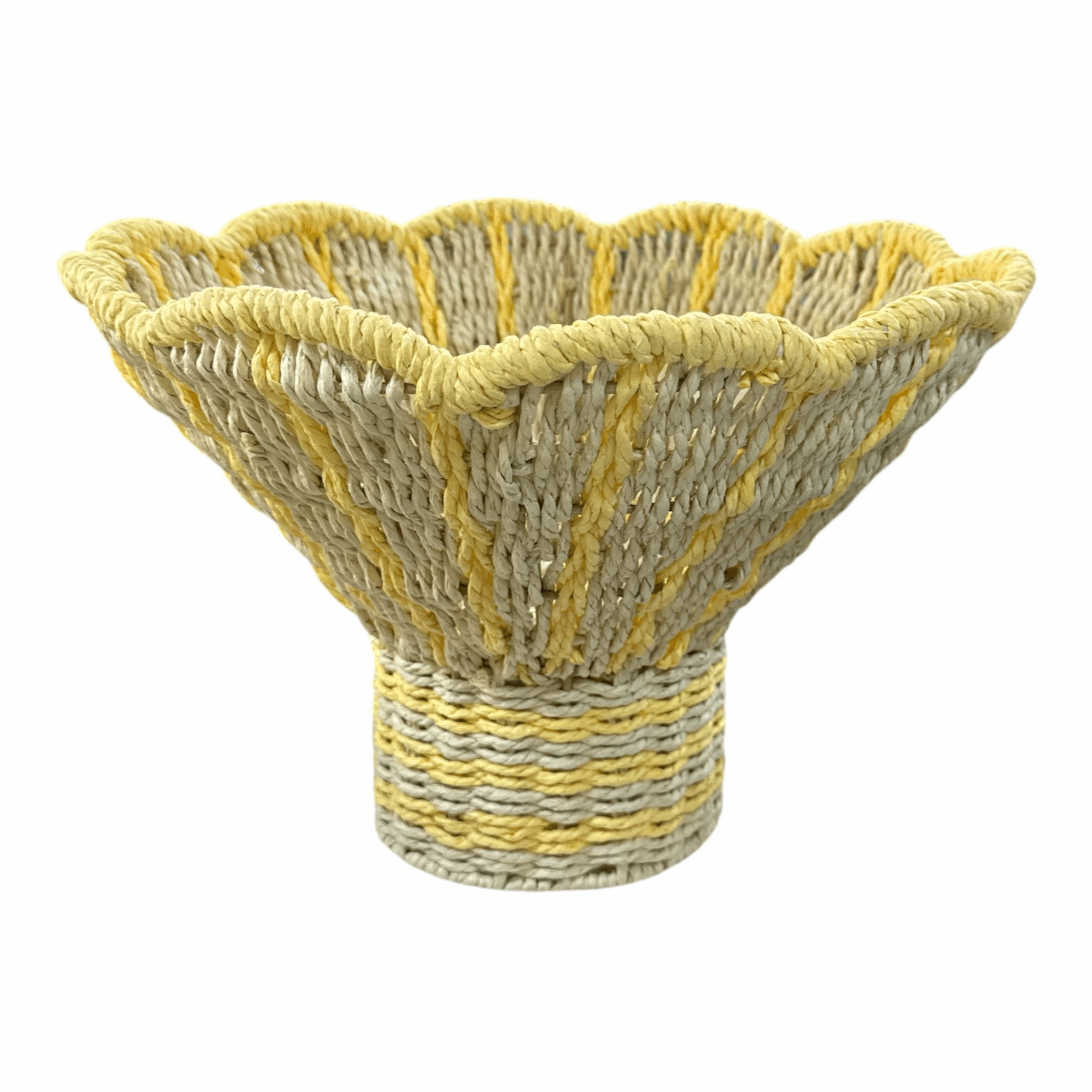 INCARTA - Alzata alta Fiore giallo