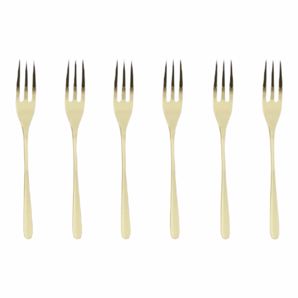 Set 6 forchettine dolce - Taste PVD champagne Sambonet