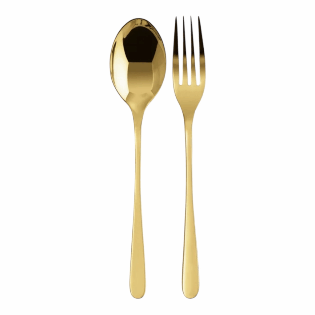 Set posate a servire - Taste oro lucido Sambonet