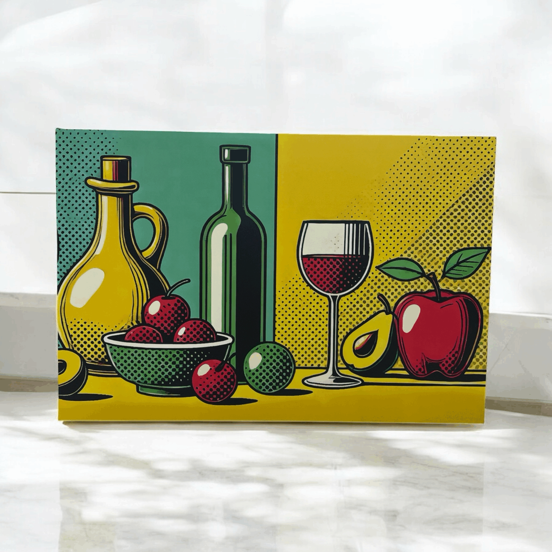 Quadro 90x60 Popland Decoro 5 - Linee