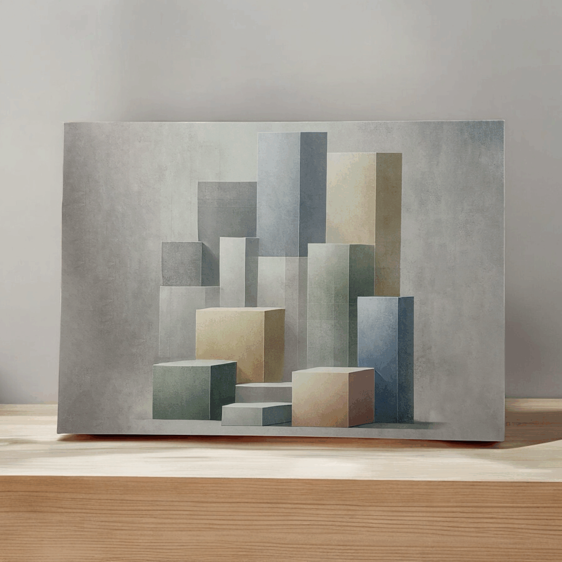 Quadro Metacubica 70x50 decoro 2 - Linee