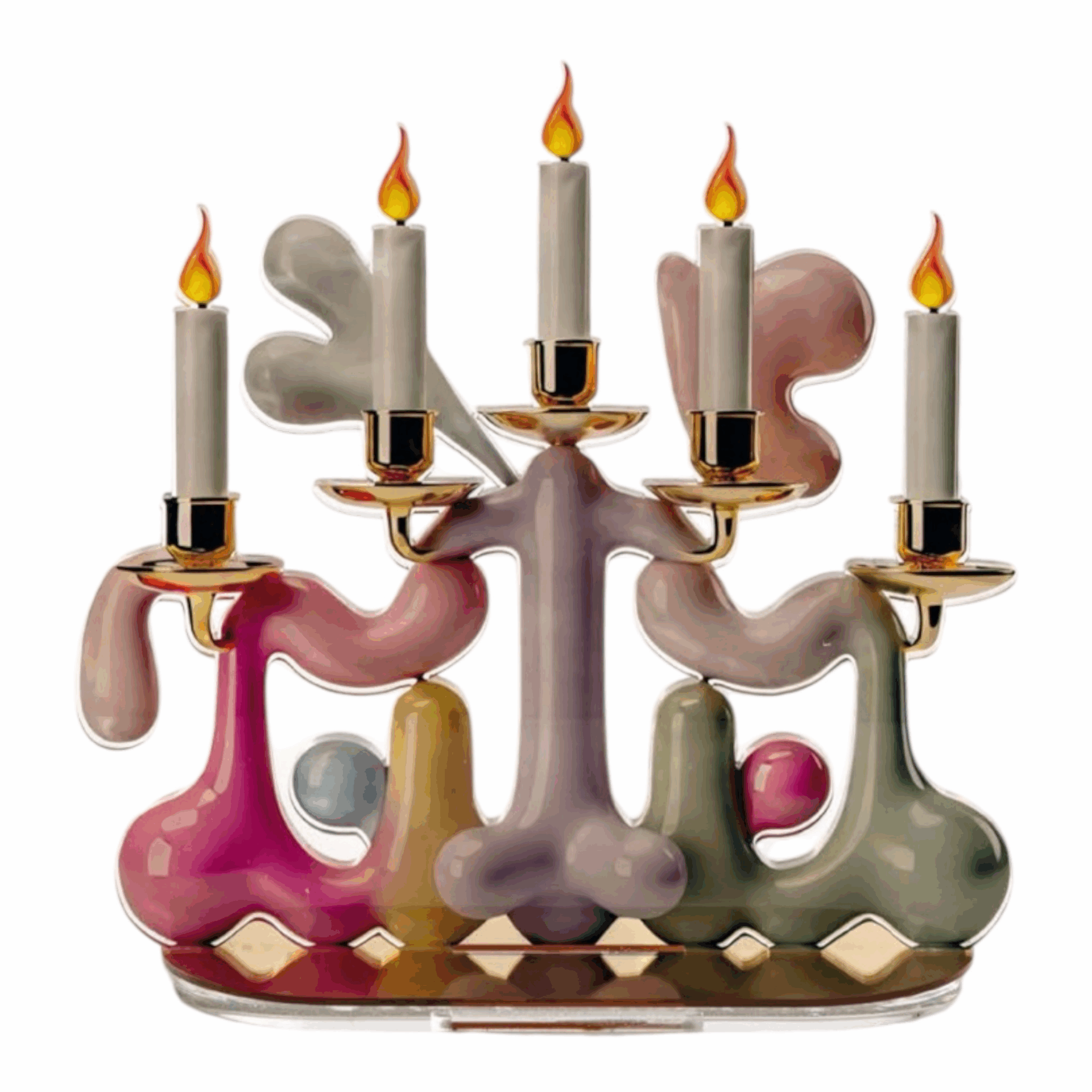Candy pop - candelabro decoro TRE