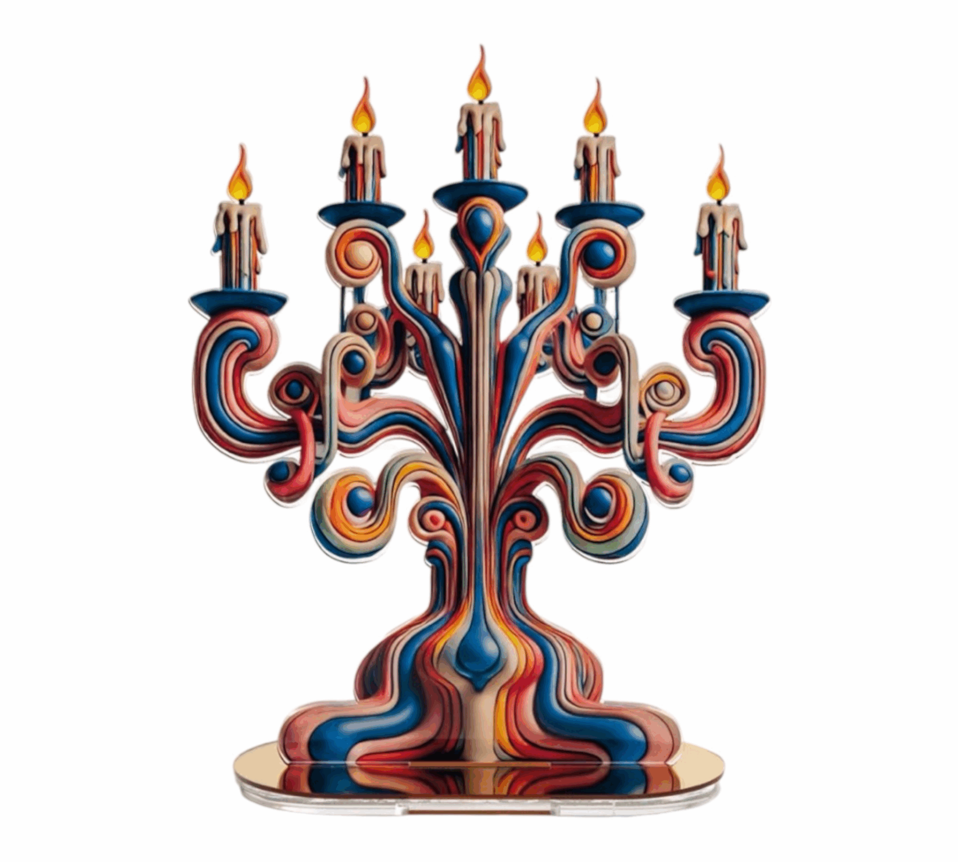 Candy pop - candelabro decoro QUATTRO
