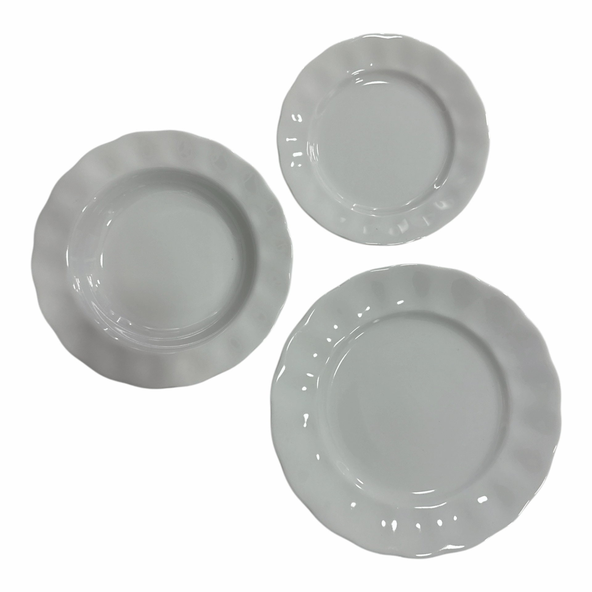 Charlotta White Lifestyle - livellara servizio piatti 18 pezzi