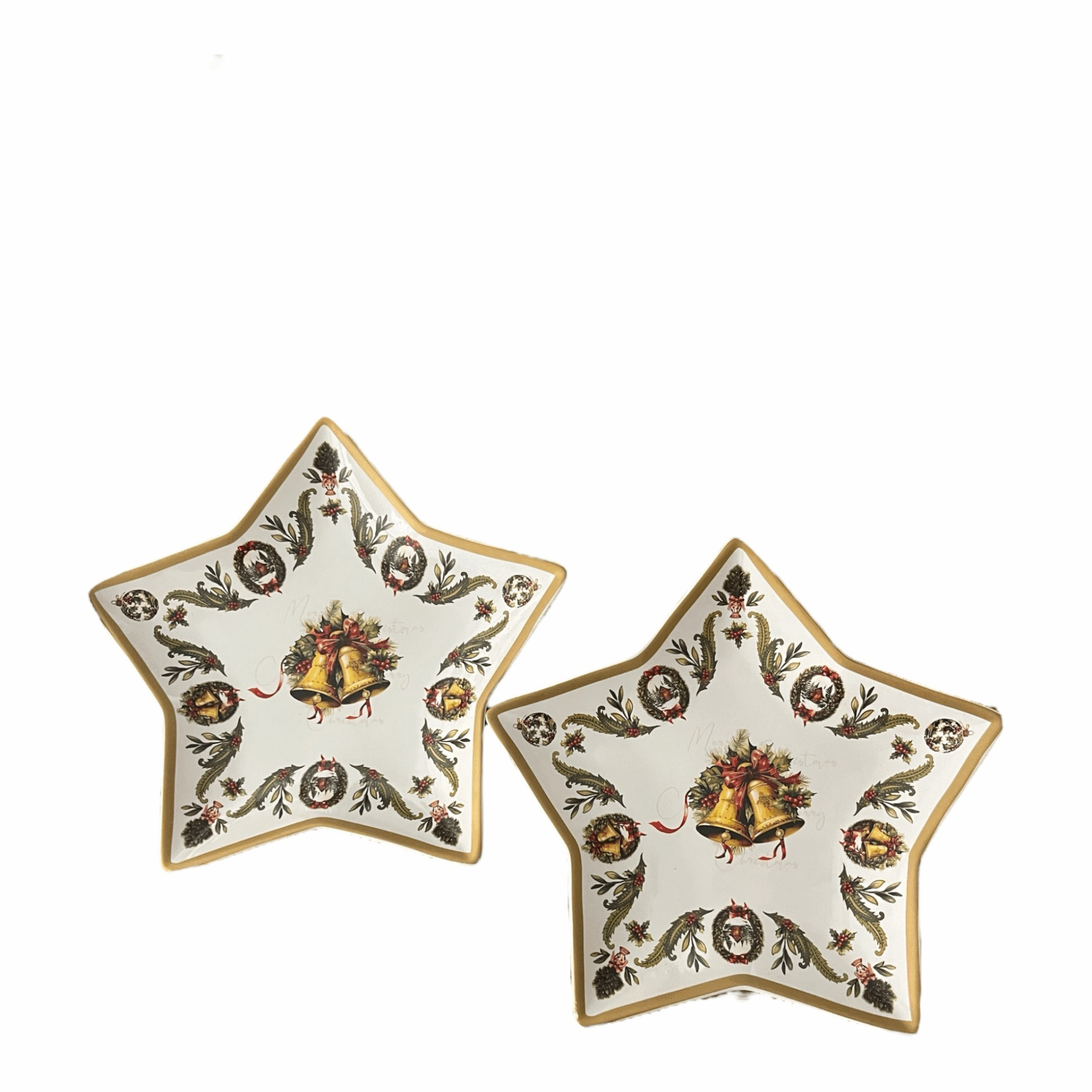 Set 2 piattini stella - Bells Fade