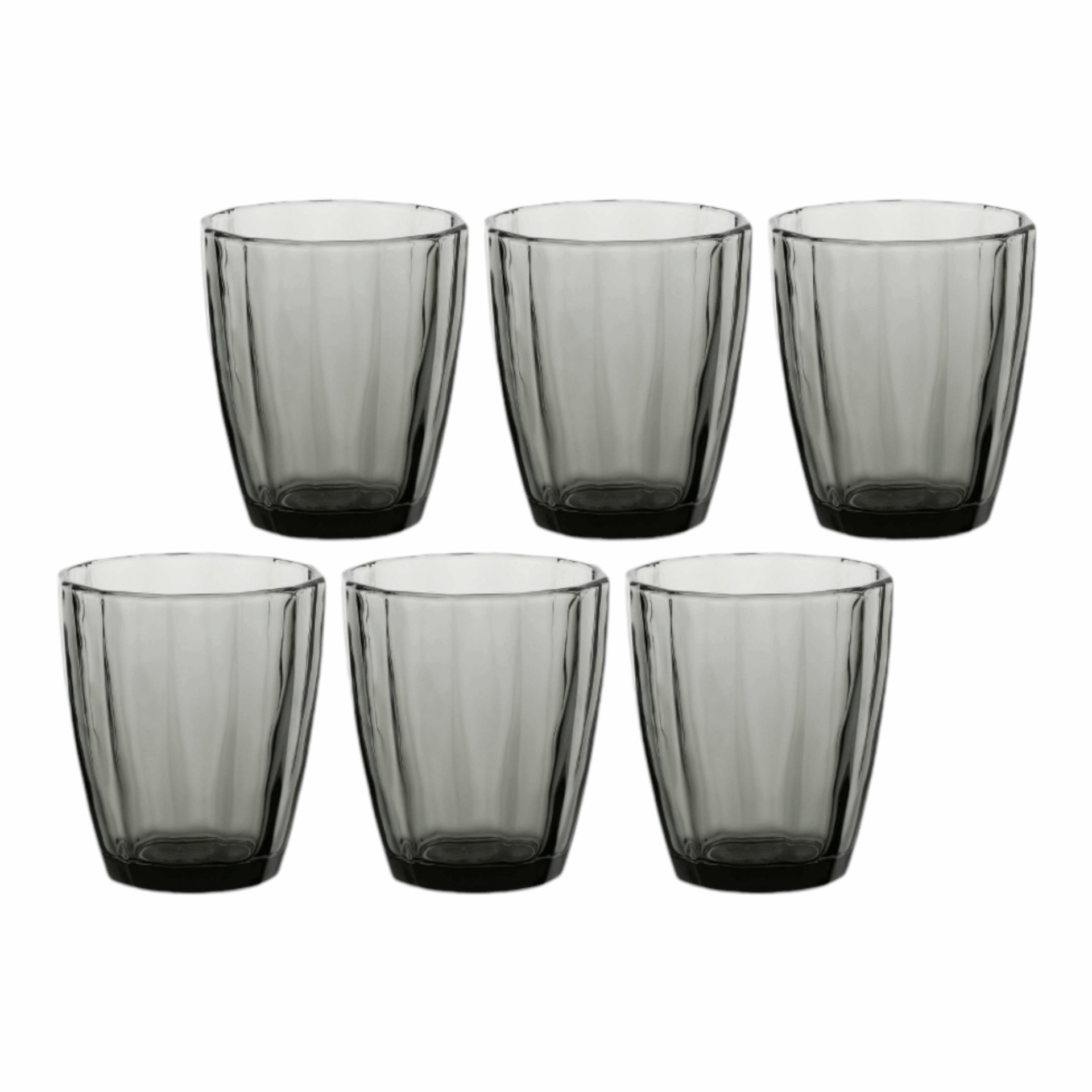 Set 6 Bicchiere acqua Amami smoke - Rose & tulipani