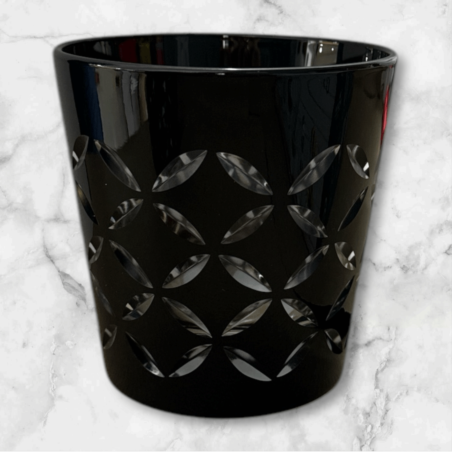 Set 6 bicchieri acqua 370ml - I Veneziani Nero