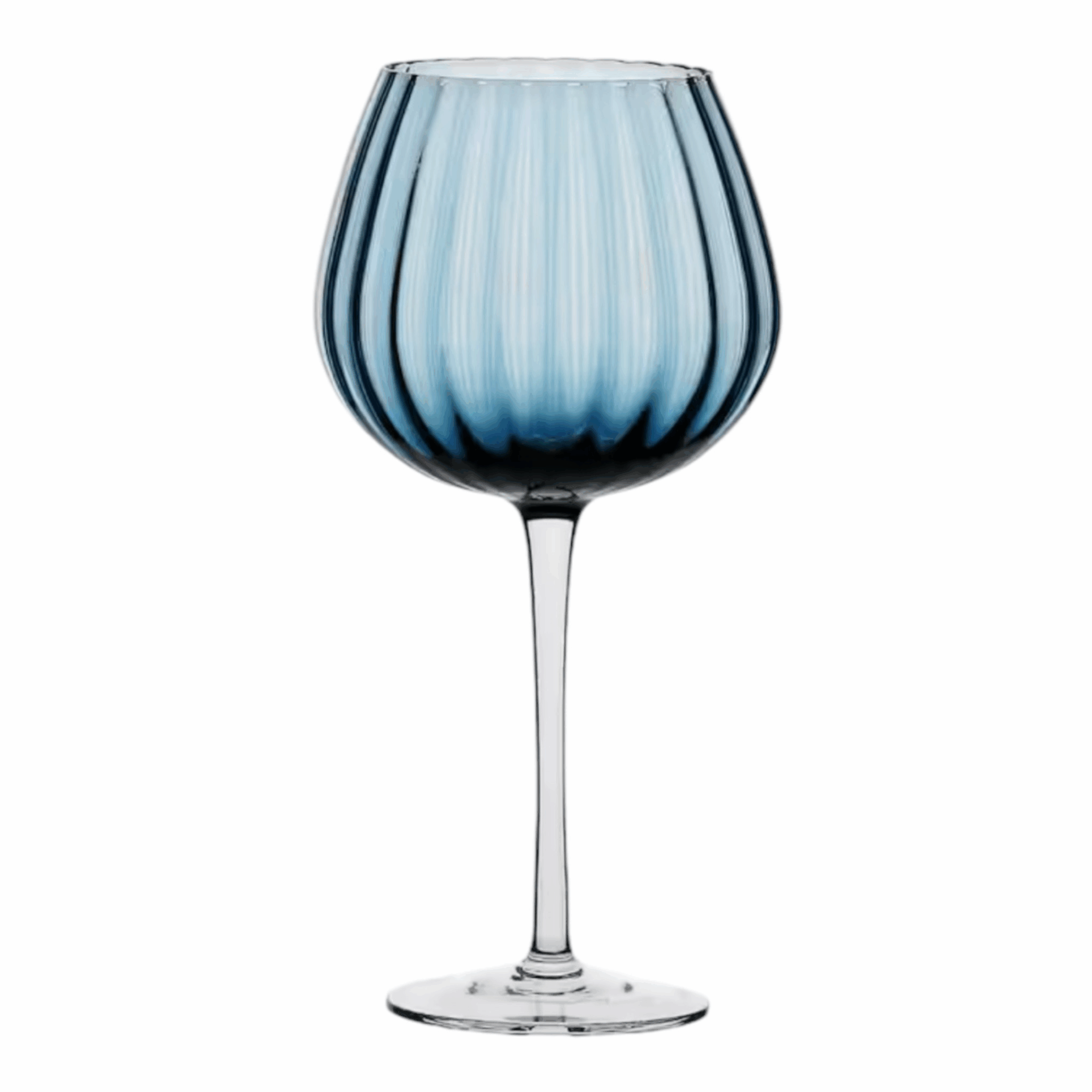 Set 6 calici vino - Prismia Blu Rose e Tulipani