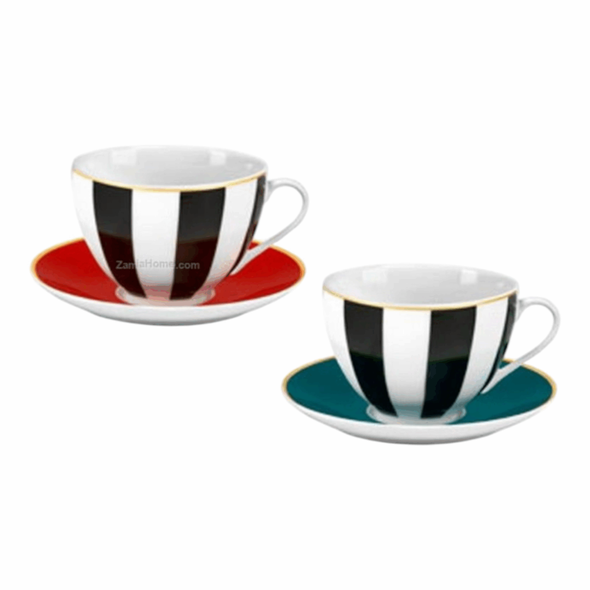 Set 2 tazze colazione con piattino - Royal Fade