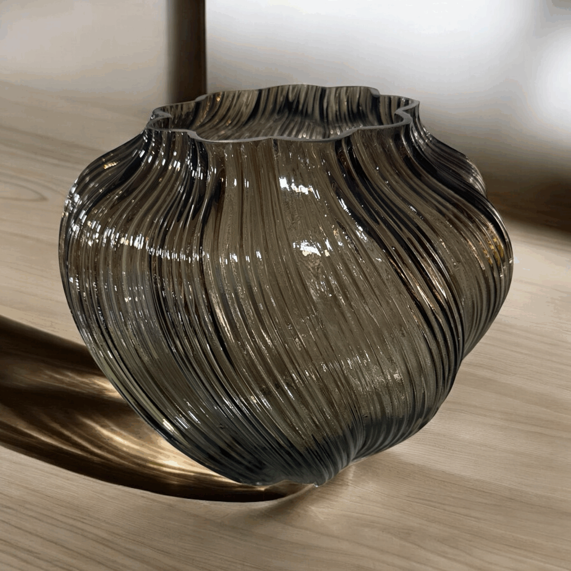 Vaso torsé tortora - Galbiati