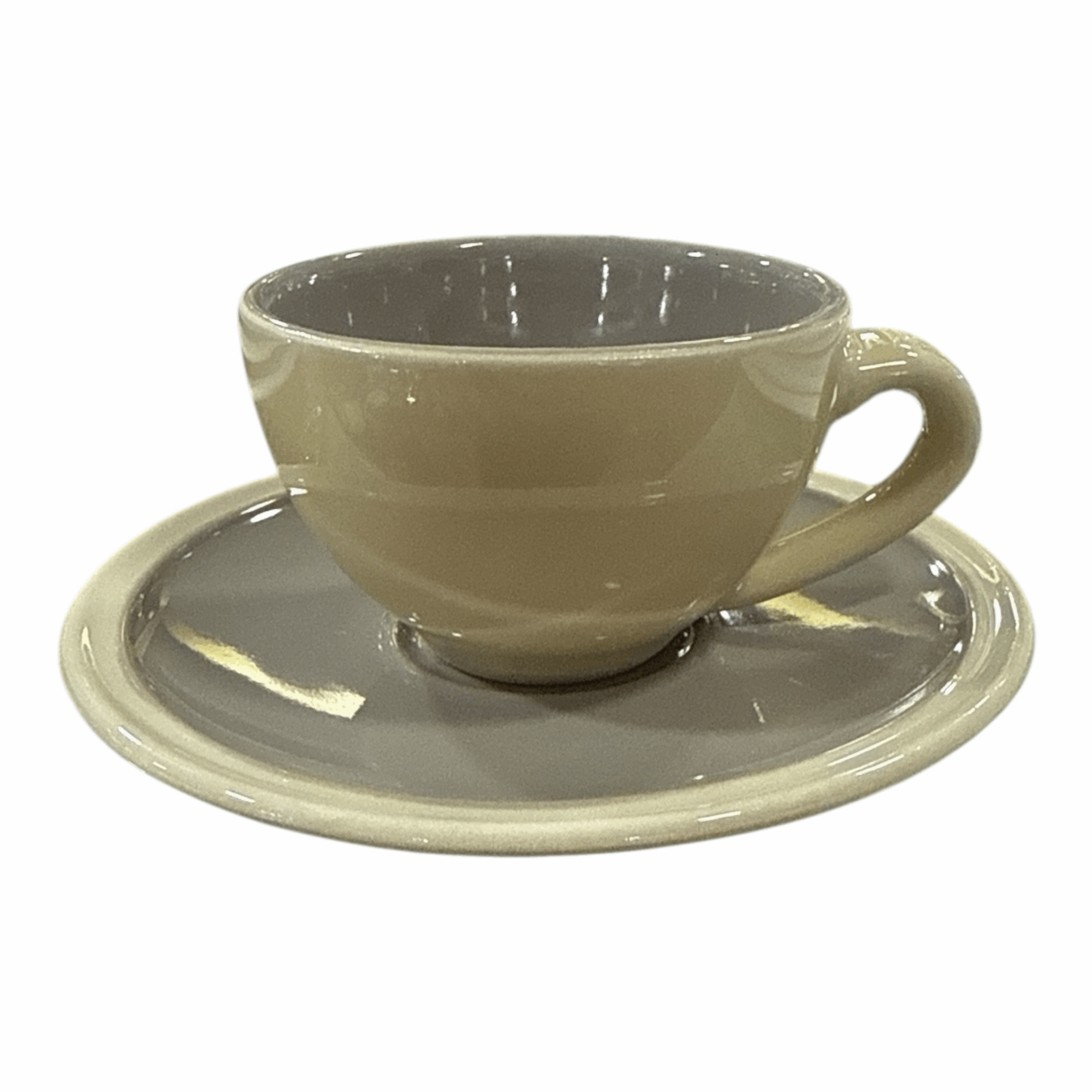 Set 2 tazze caffe con piattino - Royal Stone Grey