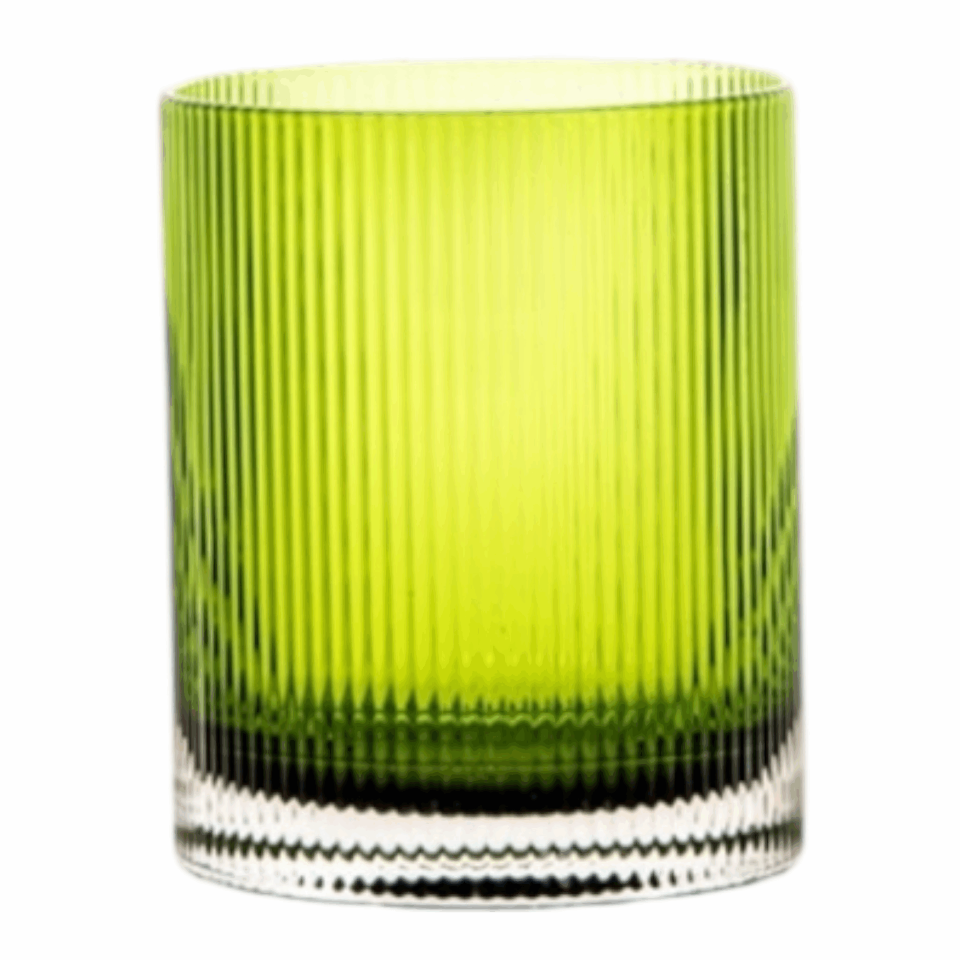Rigatino tumbler - set 6 verde