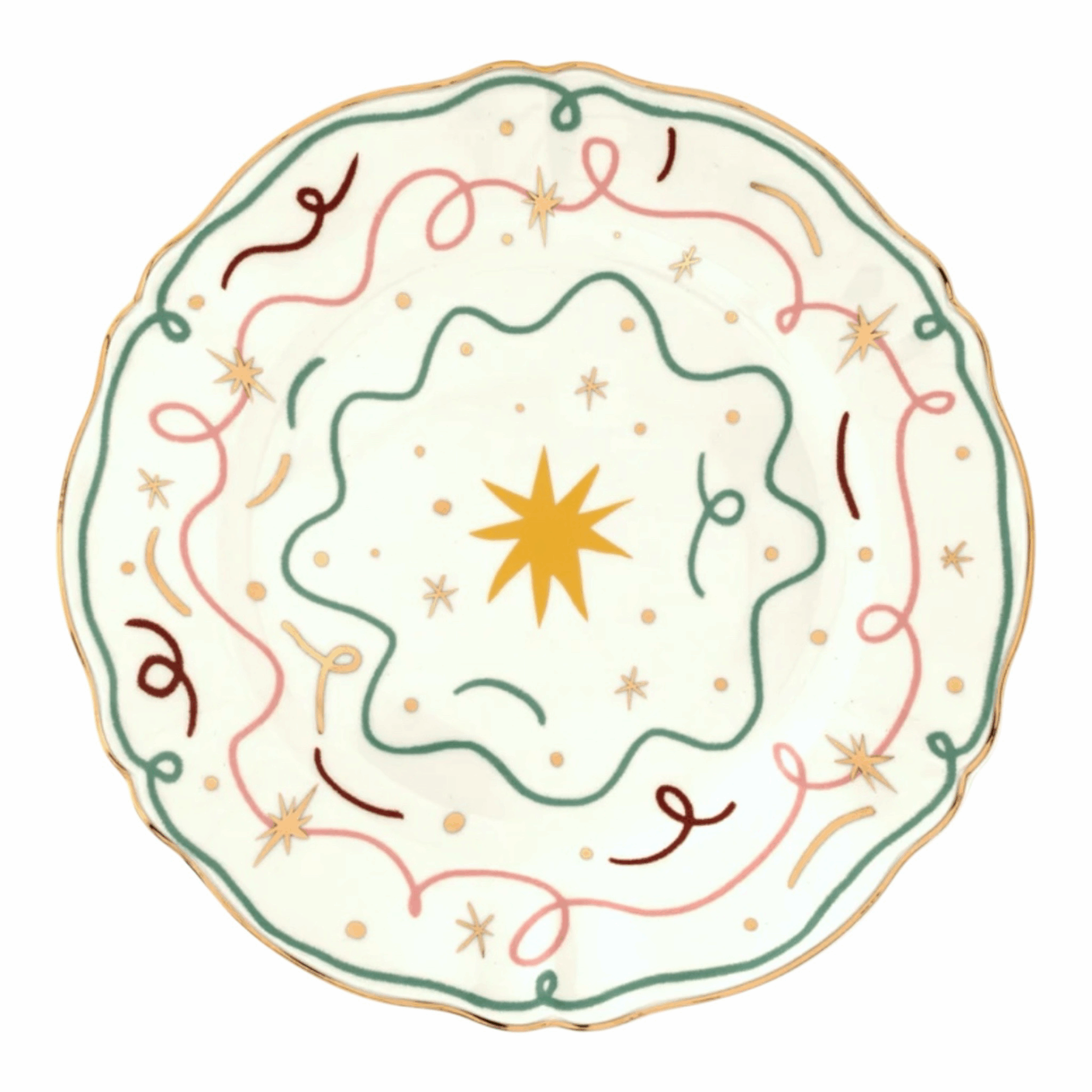 Vassoio rotondo Pangea - Il Frutto Della Passione La Tavola Scomposta Bitossi