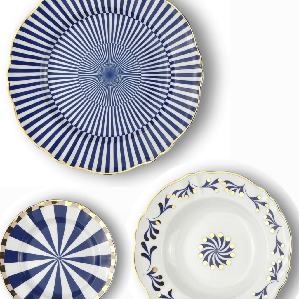 Set 3 piatti posto tavola - La Tavola Scomposta Abracadabra Bitossi