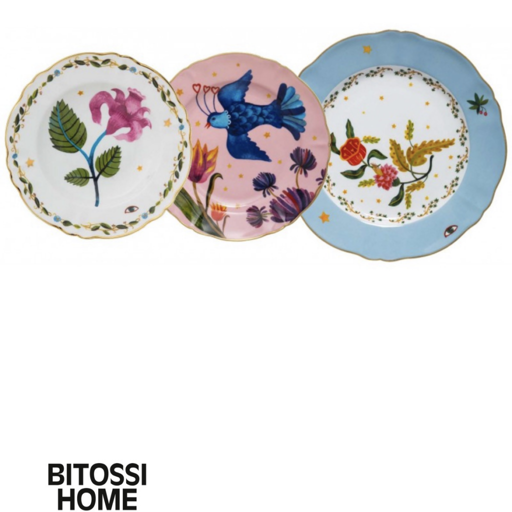 Set 3 piatti posto tavola - La Tavola Scomposta Fabula Bitossi