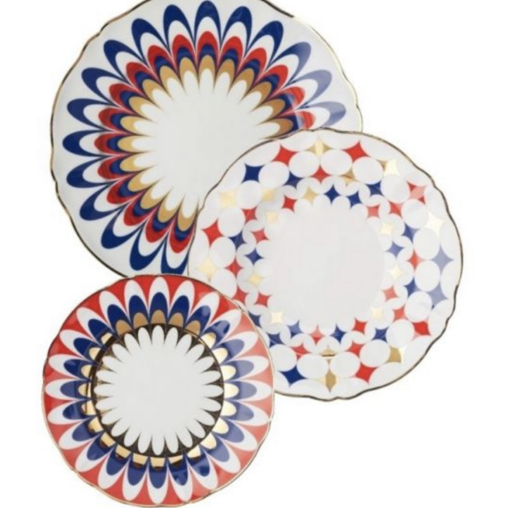 Set 3 piatti posto tavola - La Tavola Scomposta Abracadabra Bitossi
