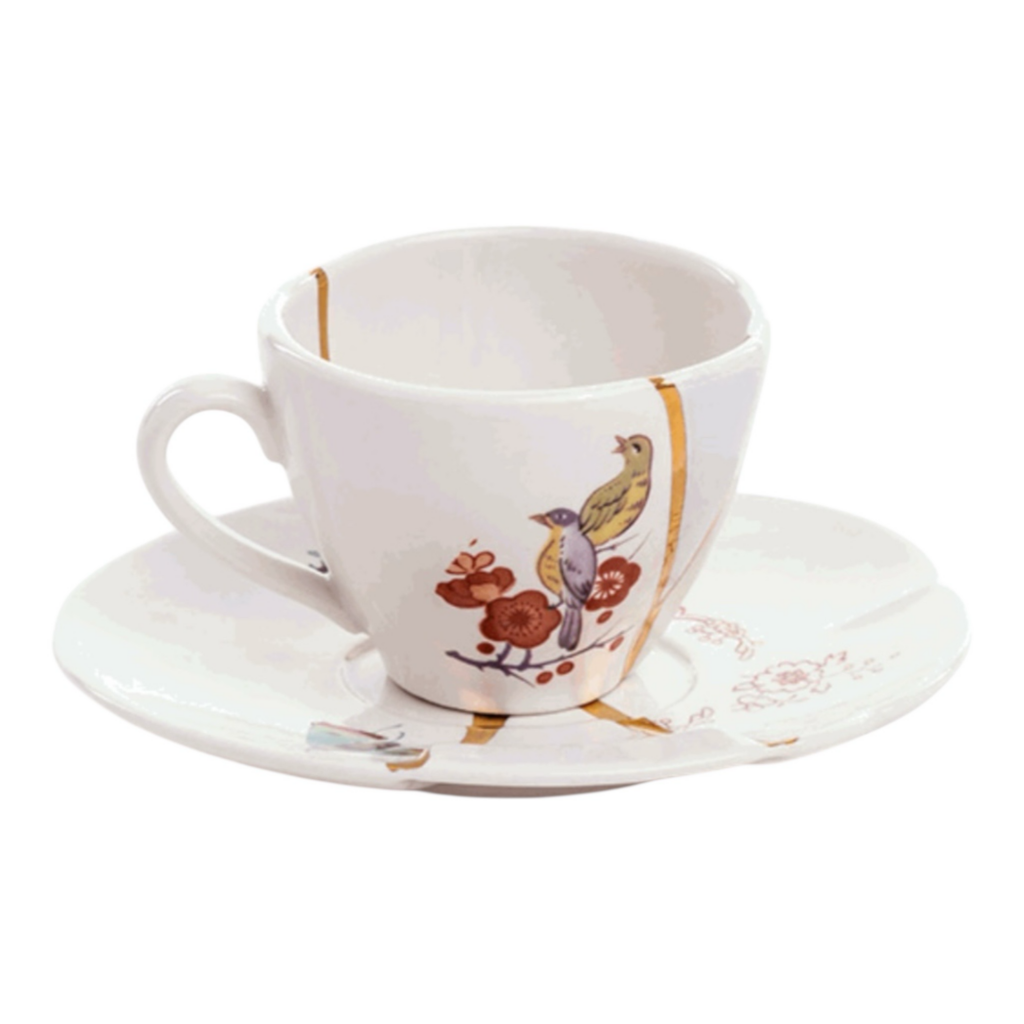 Kintsugi Seletti - tazza caffè con piattino 02