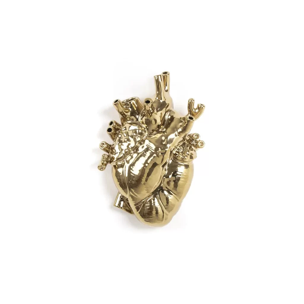 Vaso 'LOVE in BLOOM' Gold - SELETTI