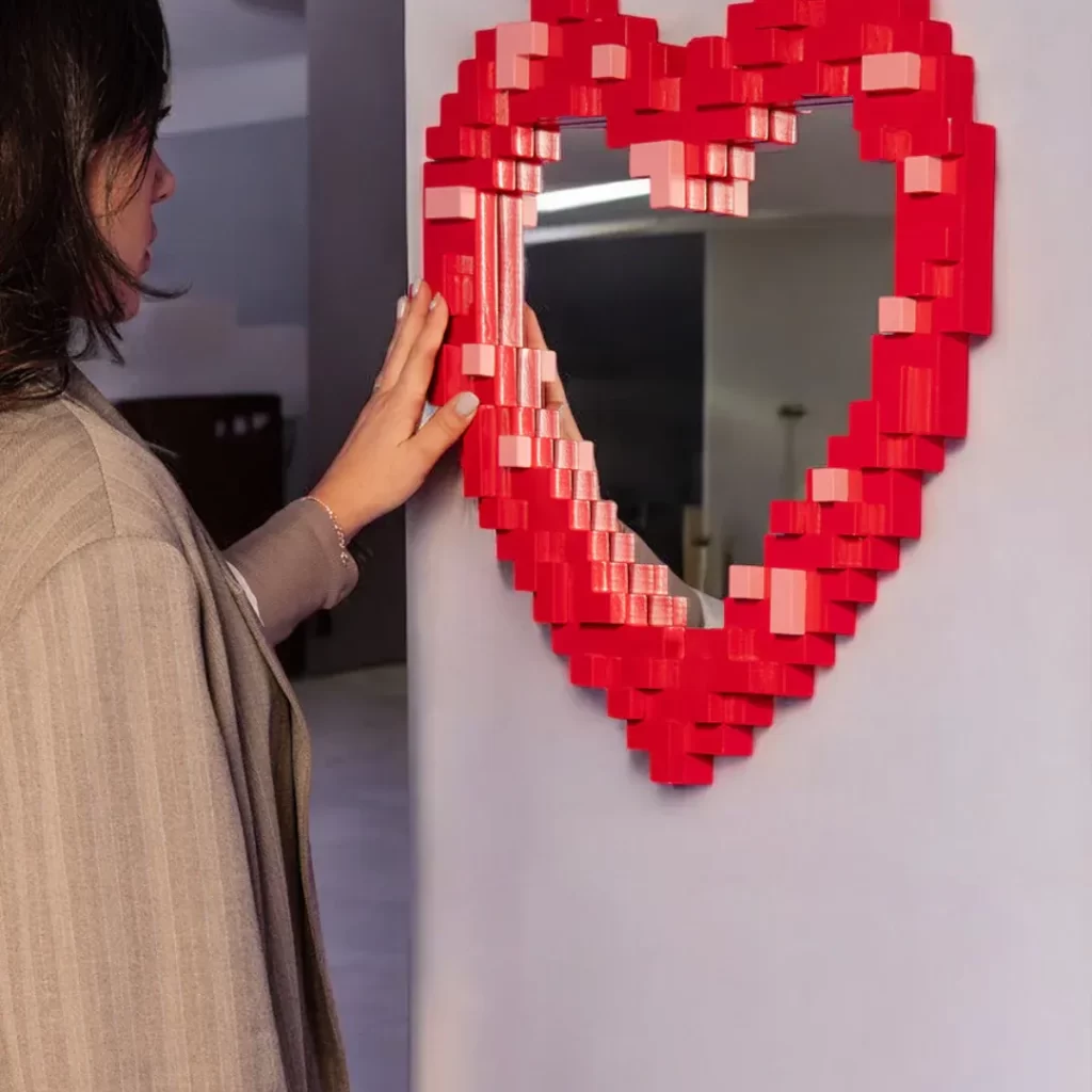Specchio Mirror - Heart - SELETTI