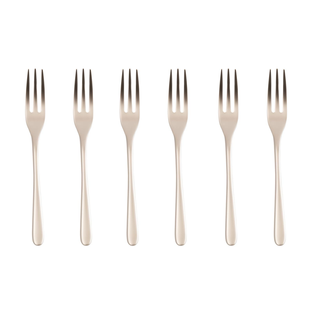 Set 6 forchettine dolce - Taste antique champagne Sambonet