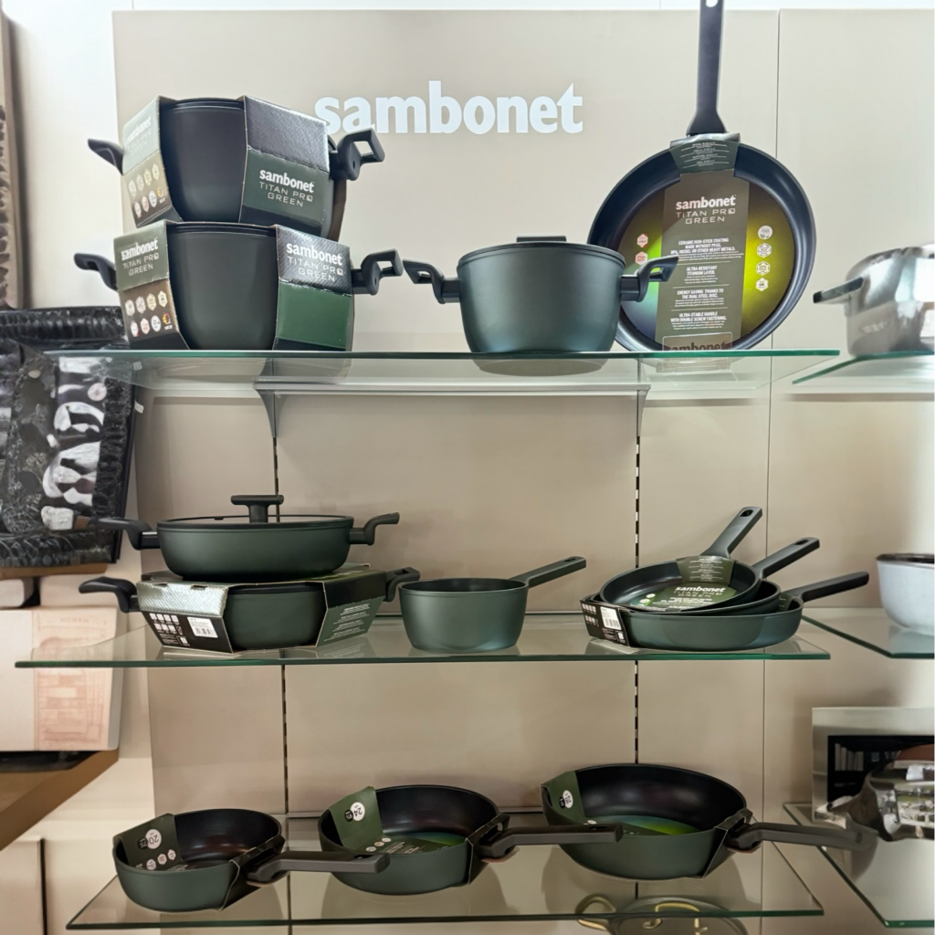 Batteria completa 20 pezzi - Titan Pro Green Sambonet